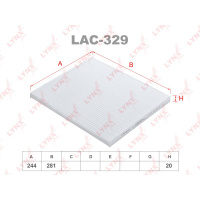 Фото товара - LAC-329 Фильтр салонный стандарт LYNXauto